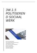 3W.1.5 Politiserend Sociaal Werk 