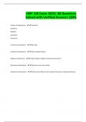 CMP 130 Exam 2024&vert; 68 Questions Solved with Verified Answers 100&percnt;