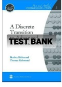 Exam (elaborations) TEST BANK FOR A Discrete Transition to Advanced Mathematics By Bettina Richmond and Thomas Richmond (Student's Solution Manual) 