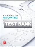 Exam &lpar;elaborations&rpar; TEST BANK FOR Advanced Accounting Joe Ben Hoyle 13th Edition 