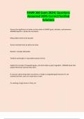 FAMR 360 Exam 2024&vert; Questions Answered 100&percnt; Correct&sol;Verified Solutions