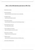NHA- CCMA 2025 Questions and Answers 100&percnt; Pass