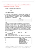Test Bank The Experience of Loss&comma; Death & Grief  &comma; Potter & Perry&colon; Fundamentals of Nursing&comma; 7th Edition&comma;100&percnt; CORRECT