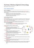 Summary lectures Infectious Agents & Immunity 