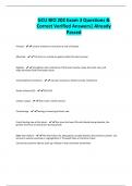 GCU BIO 202 Exam 3 Questions & Correct Verified Answers&vert; Already Passed