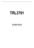 TRL3701 EXAM PREP PACK 2022