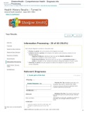 ShadowHealth - Comprehensive Health - Diagnosis Info Processing&vert;Health History Results &vert; Turned In    