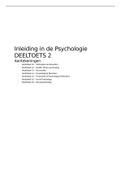 College aantekeningen - Inleiding In De Psychologie - Deeltentamen 2 -  Psychology, ISBN: 9781305114302