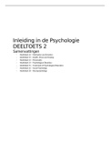 Uitgebreide Samenvatting - Inleiding in de Psychologie, deeltentamen B - Psychology, ISBN: 9781305114302 