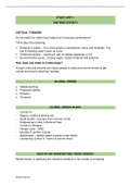 KRM320 Unit 1-3 class notes & article summaries