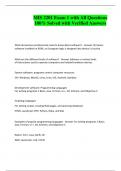 MIS 2201 Exam 1 with All Questions 100&percnt; Solved with Verified Answers