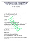 Norrie&comma; Huber&comma; Piercy&comma; McKeown Introduction to Business Information Systems Second Canadian Edition TEST BANK&lowbar;Revision Guide