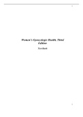   Women’s Gynecologic Health, Third Edition Test Bank ( 2021 LATEST UPDATE )