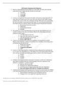 Exam (elaborations) NUR 393/NUR 393 ati Practice Questions for Pediatrics with Answers Latest Update