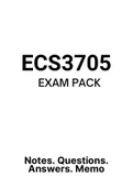 ECS3705 - EXAM PACK (2022)