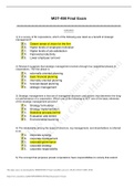 MGT 498 Final Exam Latest Version correct answers 100%