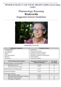 PHARMACOLOGY CASE STUDY- BRADYCARDIA (Great Study Guide)