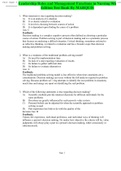 Leadership Roles and Management Functions in Nursing 9th Edition Test Bank By MARQUIS