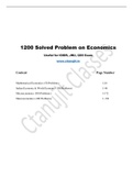 1200 Solved Problem on Economics Useful for IGIDR, JNU, CDS Exam