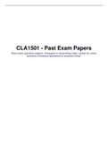 CLA1501_Past_Exam_Question_Papers