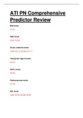 ATI PN COMPREHENSIVE PREDICTOR EXAM REVIEW&period; QUESTIONS AND ANSWERS 