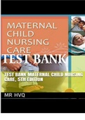 Contemporary Maternal, Newborn, and Child Health Nursing  Test Bank
