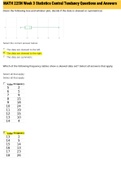Exam &lpar;elaborations&rpar; MATH 225N Week 3 Statistics Central Tendancy Questions and Answers 