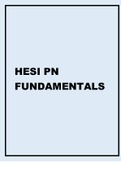 HESI PN FUNDAMENTALS 2021&period;