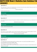 Exam &lpar;elaborations&rpar; MATH 225N Week 4 Statistics Quiz Solutions Fall 20202021 