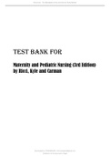 Test Bank - Maternity and Pediatric Nursing (3rd Edition) by Ricci, Kyle, and Carman (all chapters).
