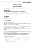 CLA 1501Study Unit 12 - Transfer and Termination of Personal Rights Summary notes