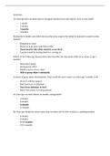 NRSG 4502 - EXAM 1 QUESTIONS AND ANSWERS.