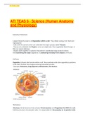 ATI TEAS 6 - Science (Human Anatomy and Physiology) Latest