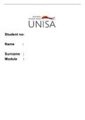 ENG2601 EXAM