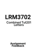LRM3702 - Combined Tut201 Letters (2019-2021) 
