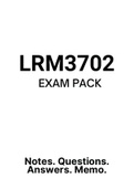 LRM3702 (ExamPACK, QuestionsPACK, Tut201 Letters)