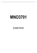 MNO3701 Assignment 1 & 2 Semester 1 & 2 2021