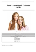 Peds Acute Lymphoblastic Leukemia  Unfolding case study&period;