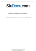 PVL3704 unjustified-enrichment-liability-notes