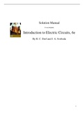 Solution Manual to accompany Introduction to Electric Circuits, 6e By R. C. Dorf and J. A. Svoboda
