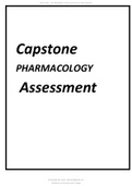 Capstone PHARMACOLOGY Assessment 2021 UPDATED QUESTIONS AND VERIFIED ANSWERS (CHAMBERLIN COLLEGE).