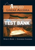 Exam &lpar;elaborations&rpar; TEST BANK FOR Applied Linear Algebra By Peter J&period; Olver and Chehrzad Shakiban &lpar;Instructor's Solution Manual&rpar; 