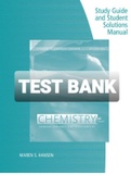 Exam (elaborations) TEST BANK FOR CHEMISTRY FOR TODAY General, Organic and Biochemistry 8th Edition By Maren S. Hansen (Study Guide and Student Solutions Manual) 