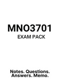 MNO3701 (ExamPACK, and ExamQuestions)