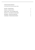 Principles of Economics and Business 1 (POEB1) Economists' Main Ideas Summary