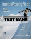 Exam (elaborations) Test Bank For Fundamental Accounting Principles 20th Edition Wild 