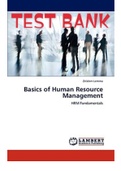Exam (elaborations) Test Bank For Basics of Human Resource Management 