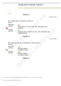 NURS 6531N WEEK 9 QUIZ 1 &ndash; QUESTION AND ANSWERS &lpar;DOWNLOAD TO SCORE A&rpar; Latest Edition