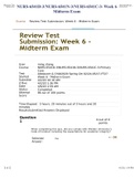 NURS-6541D-3/NURS-6541N-3/NURS-6541C-3- Week 6 Midterm Exam