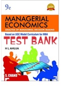 Exam &lpar;elaborations&rpar; Test Bank For Managerial-Economics 